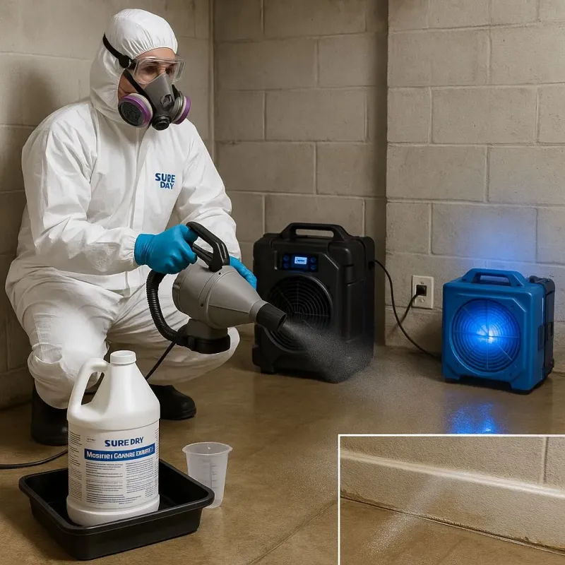 Sanitization and Odor Removal process in Leland Grove, IL