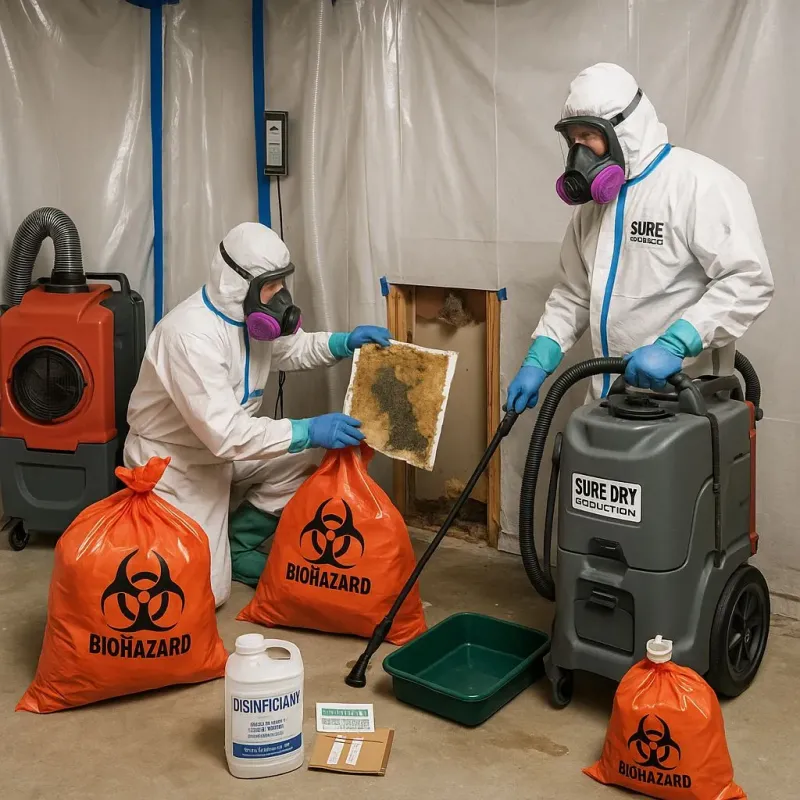 Contaminated Water Handling Protocols process in Leland Grove, IL