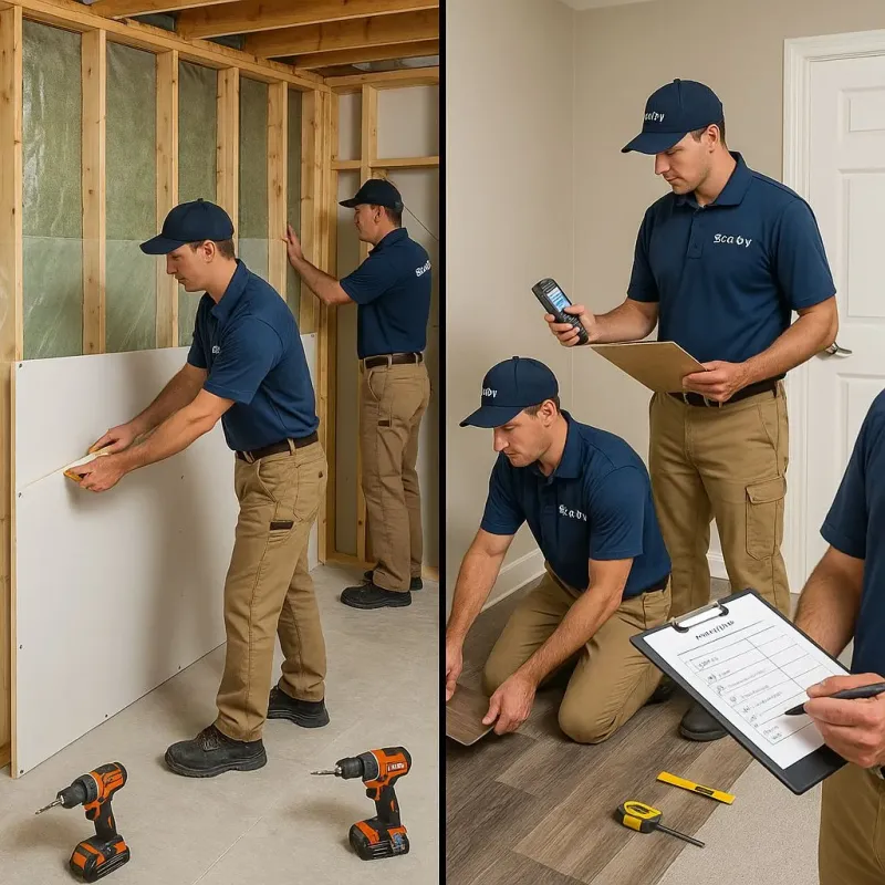 Repairs and Reconstruction process in Leland Grove, IL
