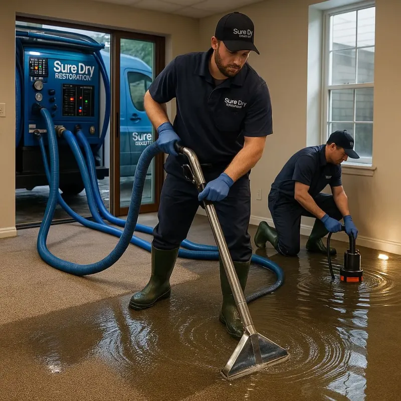 Water Extraction and Removal process in Leland Grove, IL